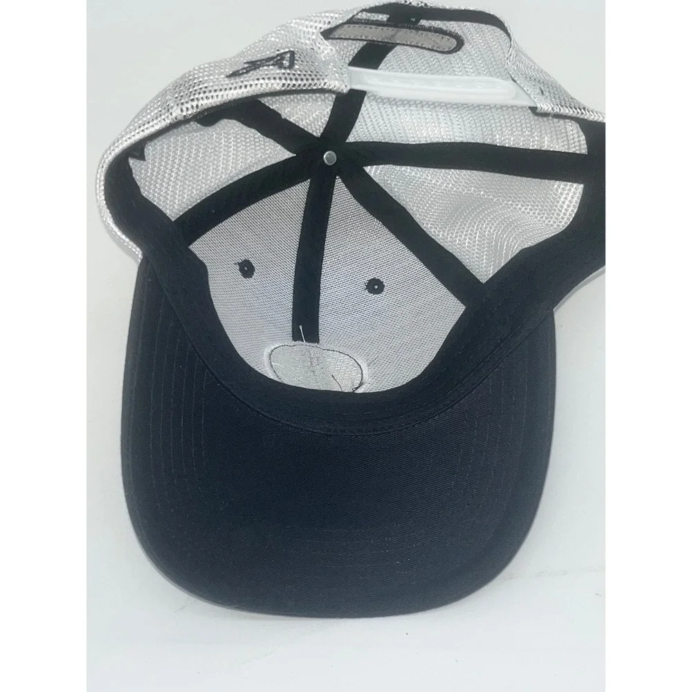 Mens Ahead Headgear Flowcode QR Code‎ Trucker Hat Black SnapBack